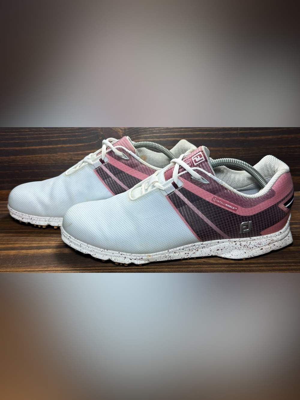Footjoy Pro Sl Women’s Size 11 M Shoes White Pink Golf Sneakers
